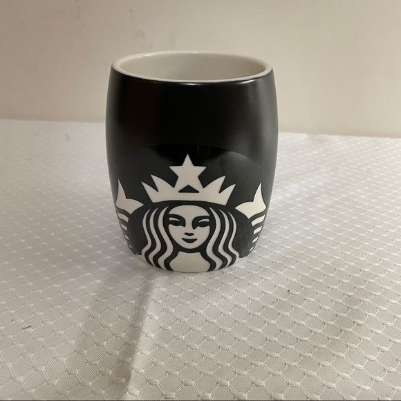 Starbucks Other - Starbucks etched Mermaid logo collectible coffee / tea mug. Black and white.
